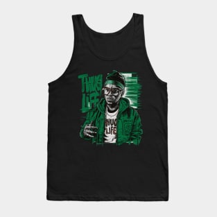 Thug Life Design with Black Man Tank Top